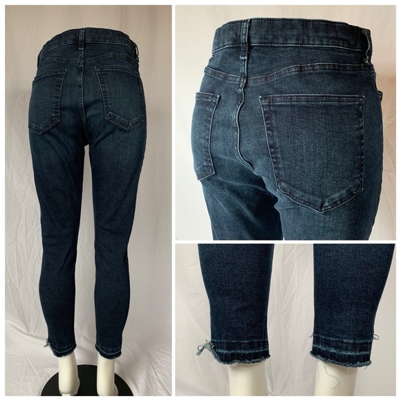 Topshop MOTO Jamie frayed hem skinny jeans stretch - Picture 2 of 8